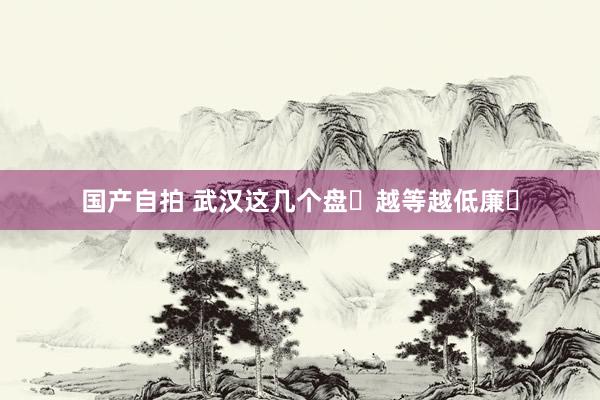 国产自拍 武汉这几个盘❗越等越低廉❓